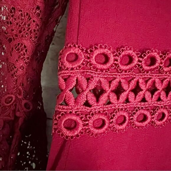 ASOS lace crochet dress long sleeve - Picture 4 of 9